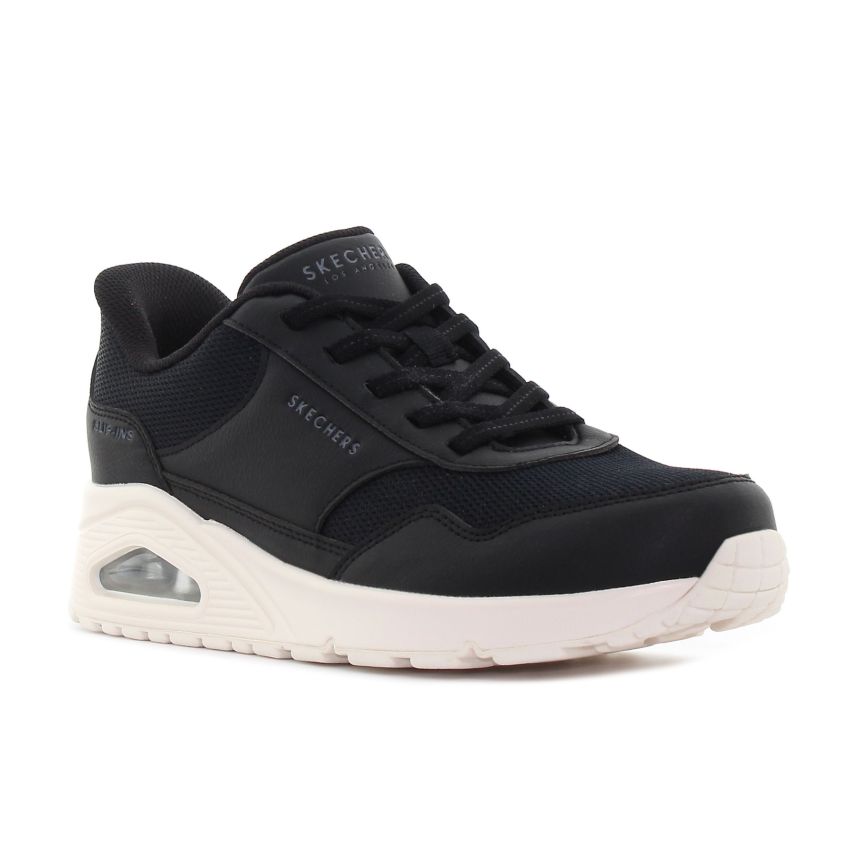 Skechers - Slip-Ins Uno Banksia fekete női sneaker