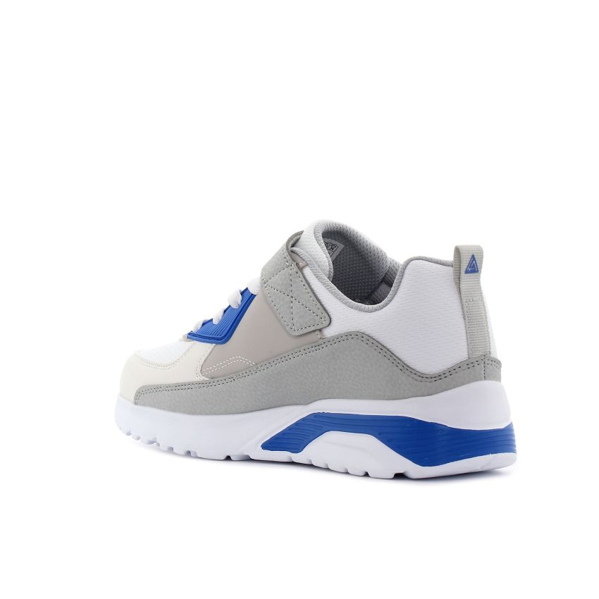 Skechers - Uno Lite Revival Edge szürke fiú tépőzáras sneaker -417132L-WBL