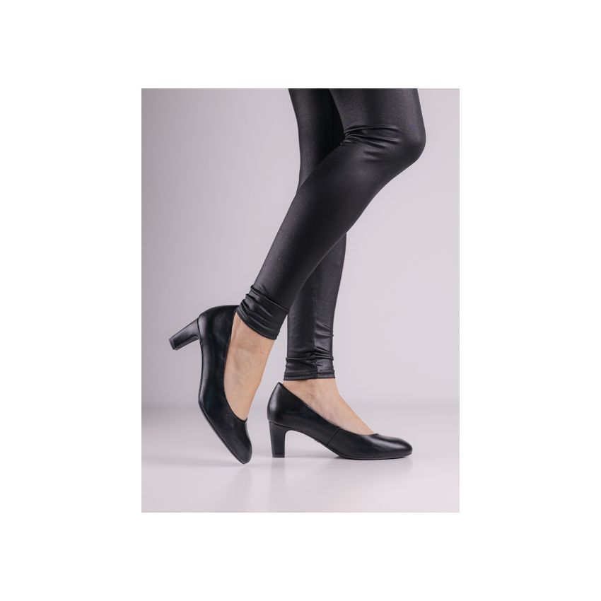 Tamaris - 1-22419-41-020 fekete női elegáns cipő magassarkú