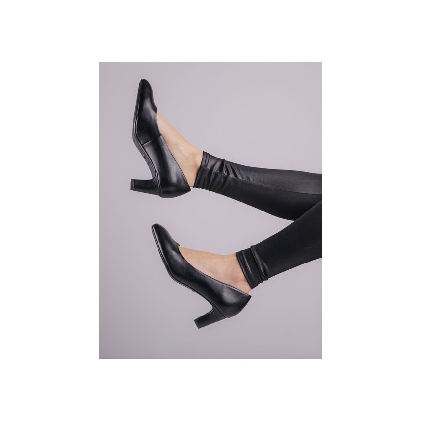 Tamaris - 1-22419-41-020 fekete női elegáns cipő magassarkú