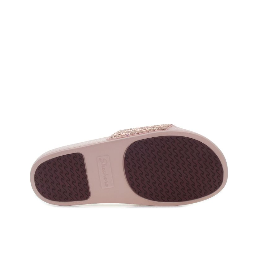 Skechers Pop Ups - New Spark rózsaarany női papucs