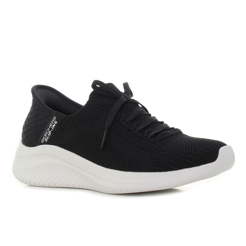 Skechers - Ultra Flex Brilliant Path 149710-BLK fekete női utcai cipő fitnesz cipő