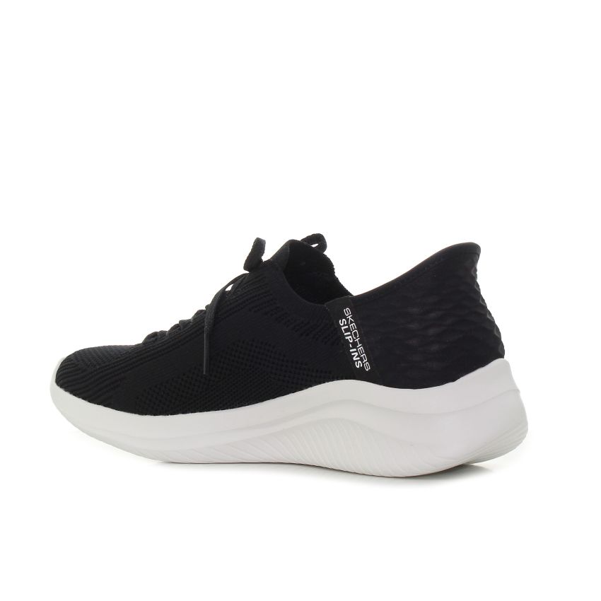 Skechers - Ultra Flex Brilliant Path 149710-BLK fekete női utcai cipő fitnesz cipő