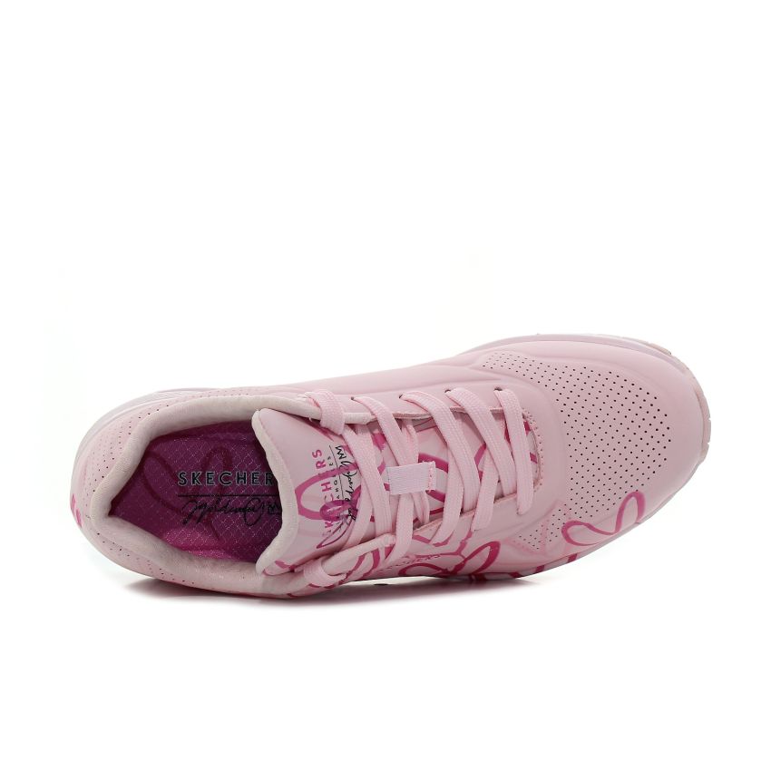 Skechers - Uno Spread The Love 155507-LTPK rózsaszín női utcai cipő fitnesz cipő