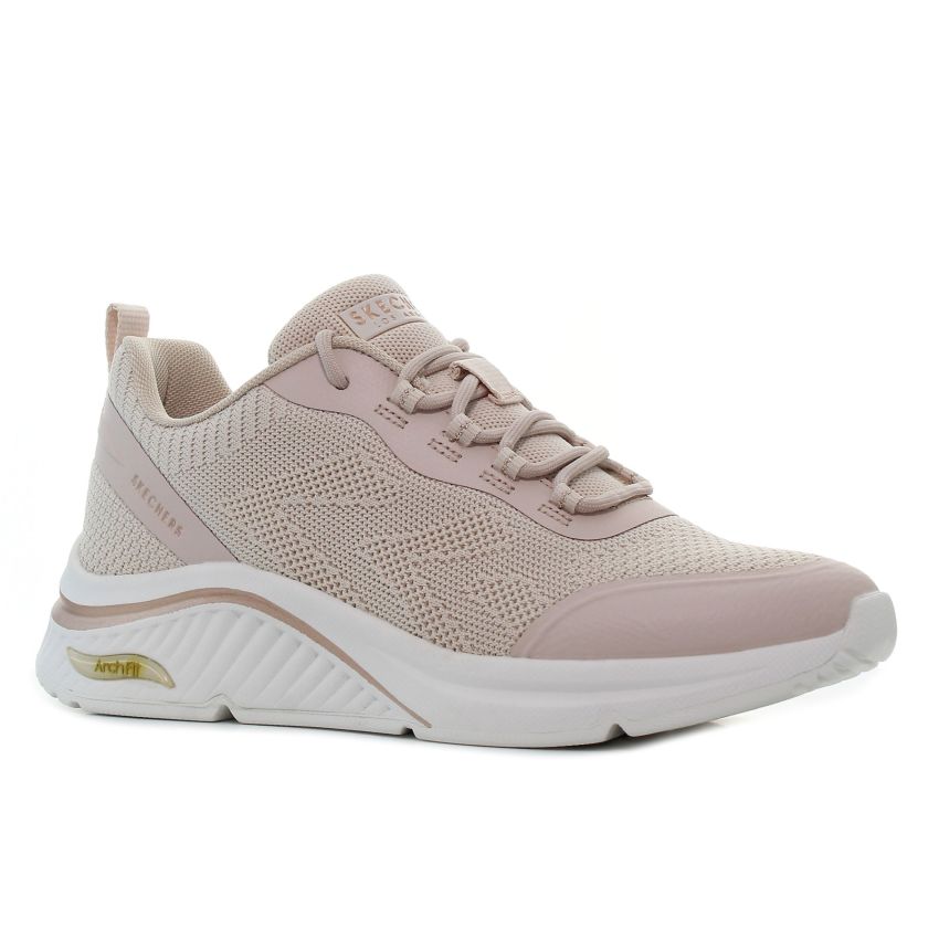 Skechers - Arch Fit S Miles Sonrisas 155567-NAT rózsaszín női utcai cipő fitnesz cipő