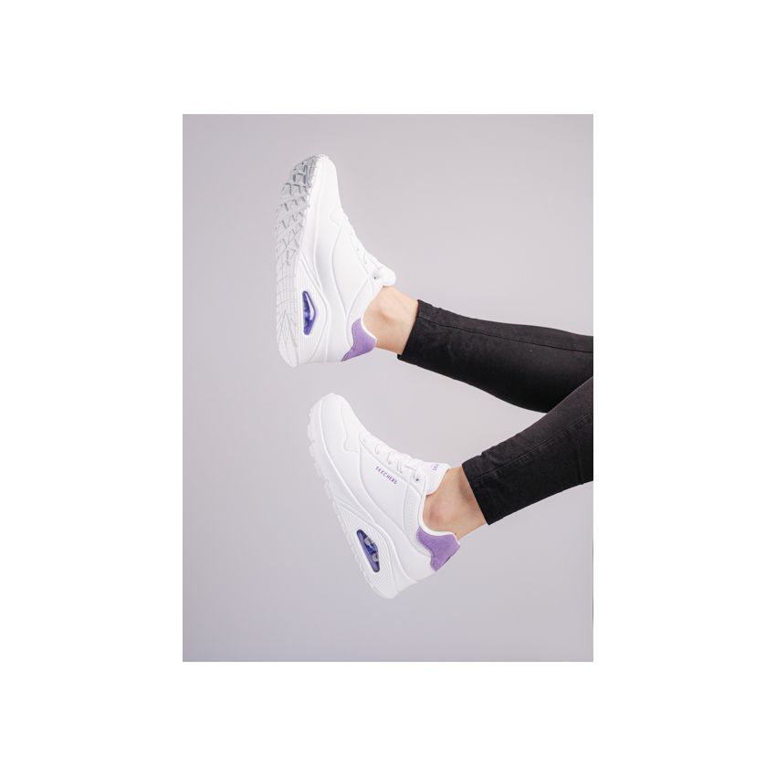 Skechers Uno - Pop Back fehér női cipő