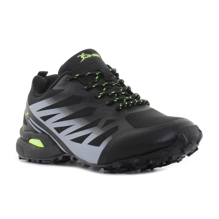 Knup - G-Sep - Outdoor fekete-neon férfi cipő