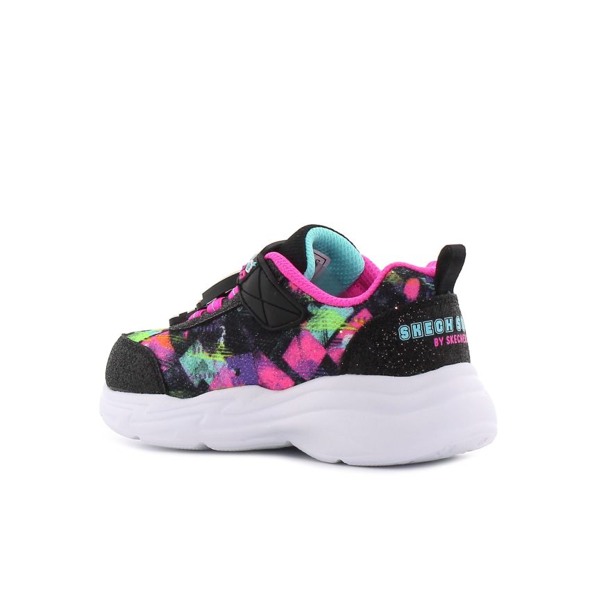 Skechers Snuggle Sneaks - Skech Squad fekete baba cipő