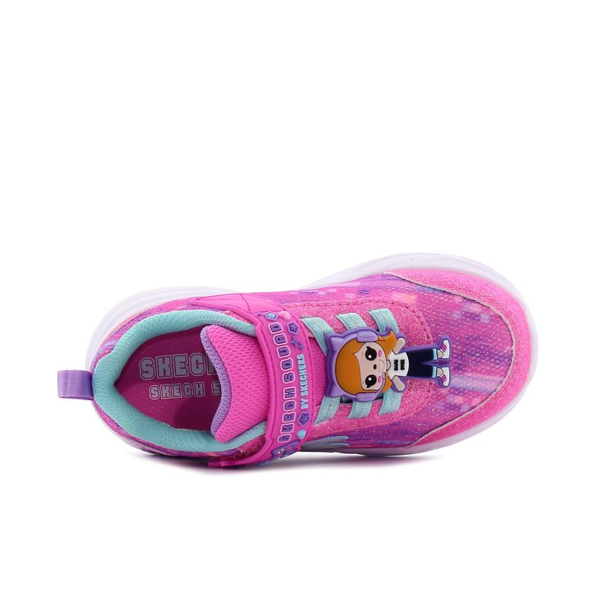 Skechers Snuggle Sneaks - Skech Squad rózsaszín baba cipő