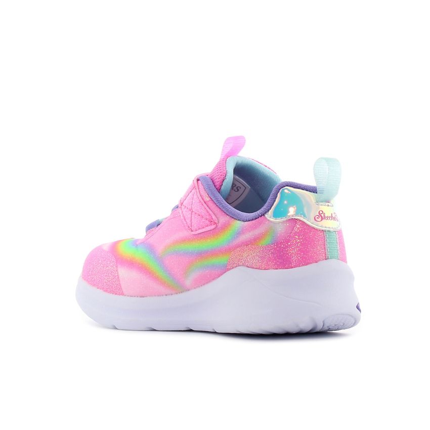 Skechers Unicorn Chaser villogó rózsaszín baba cipő