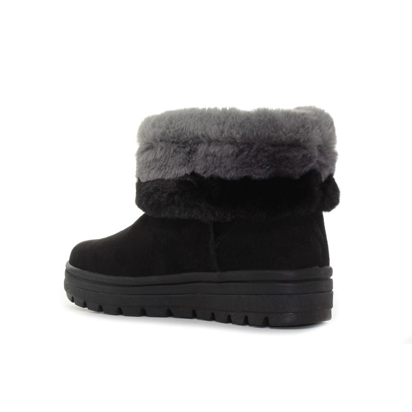 Skechers Street Cleats 2 - Naturally Luxe fekete gyerek csizma
