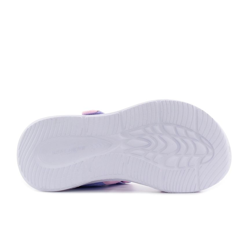 Skechers S-Lights - Sola Glow villogó lila gyerek szandál