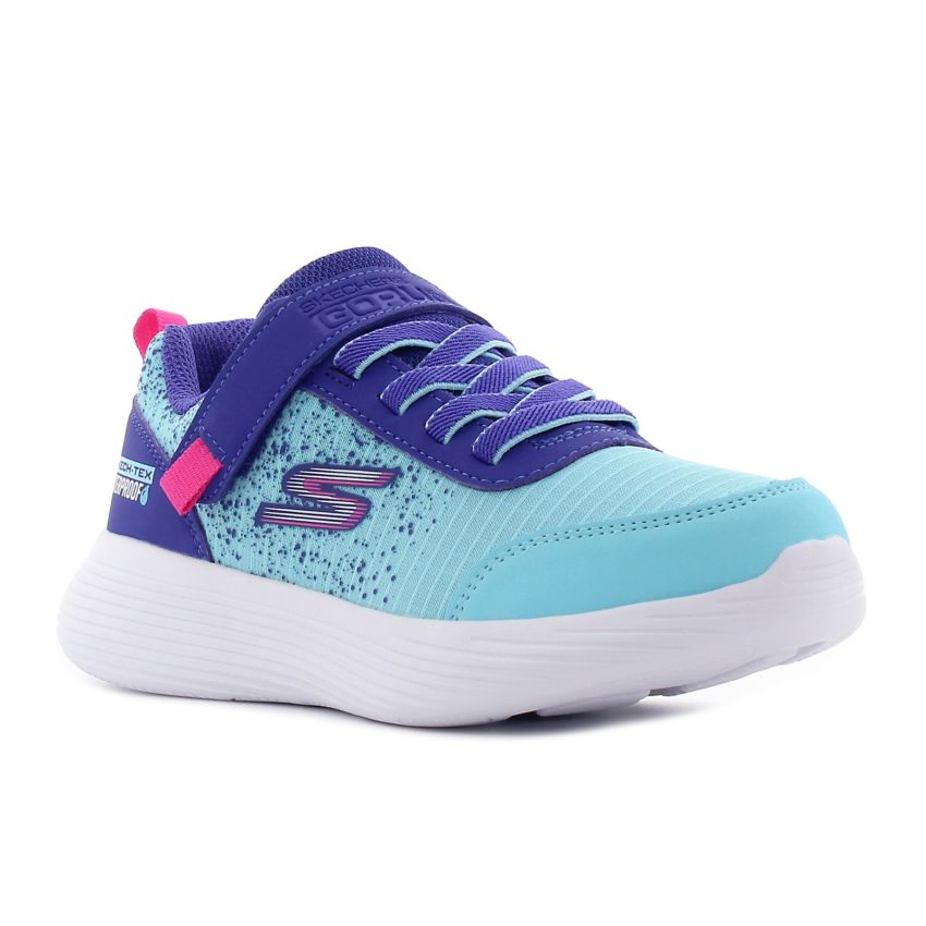 Skechers GO Run 400 V2 - Tru Sol vízlepergető kék gyerek cipő