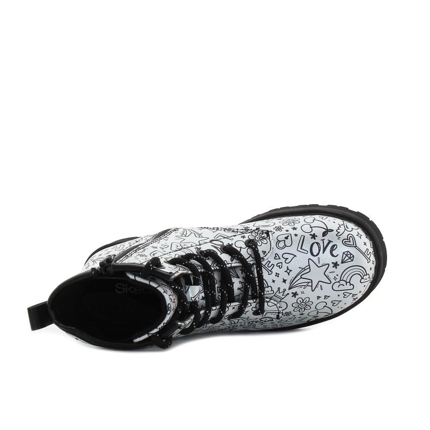 Skechers Gravlen Hi - Doodle Down fekete gyerek bakancs