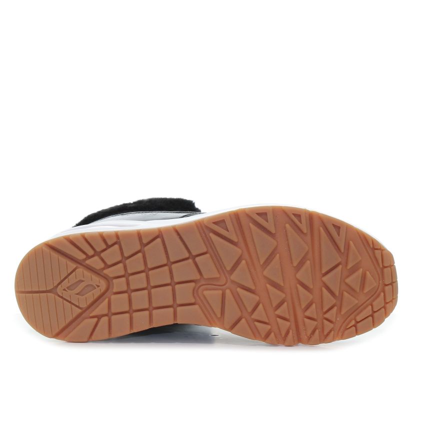 Skechers - Uno Cozy On Air 310518L-BKRG fekete lány utcai cipő sneaker