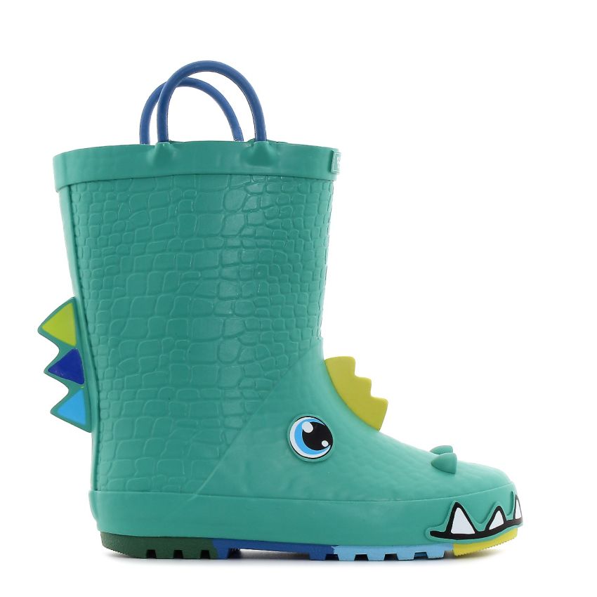 Wink - RB Croc zöld bélelt gyerek gumicsizma