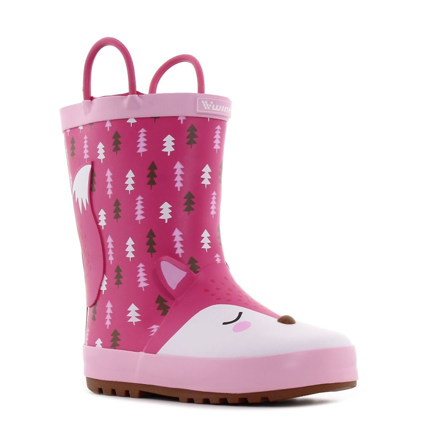 Wink - RB Vulpio magenta bélelt baba gumicsizma