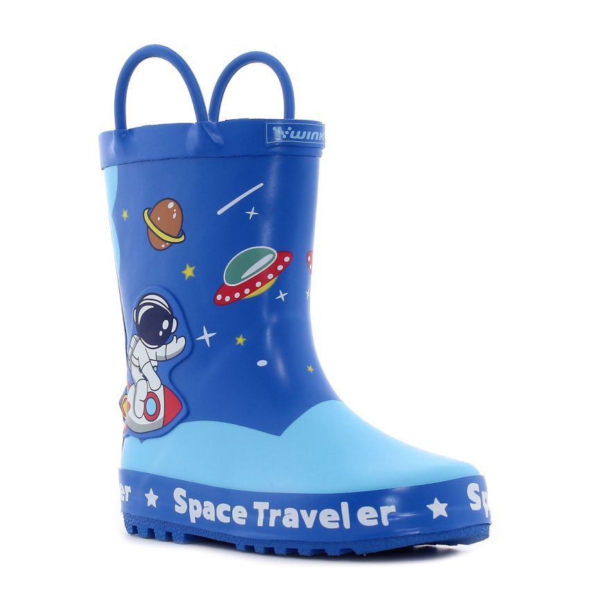 Wink - Aqqo - Space Traveler kék baba gumicsizma