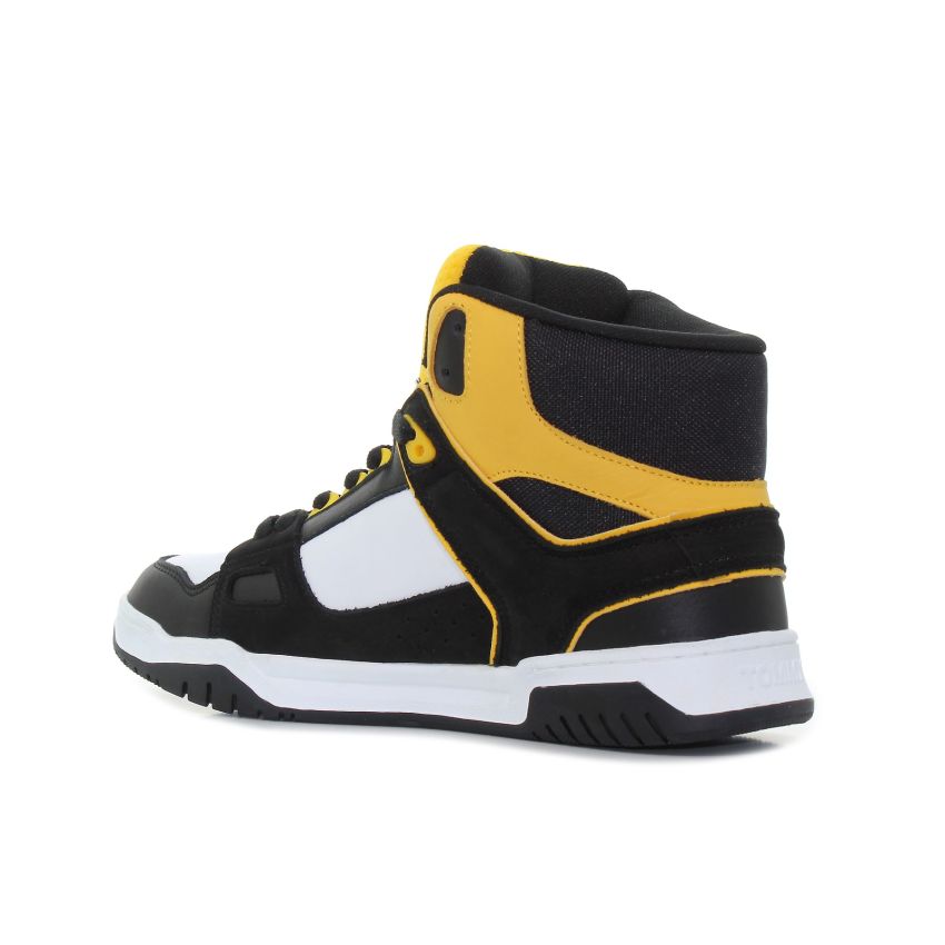 Tommy - Hilfiger Mid Cut Skater EM0EM01108-ZFM fekete férfi utcai cipő sneaker