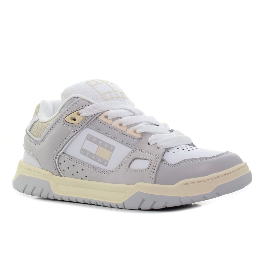 Tommy - Hilfiger Wmn Skate Low EN0EN02053-PSU szürke női utcai cipő sneaker
