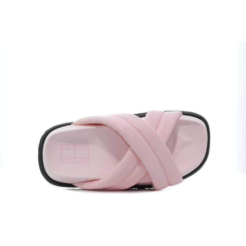 Tommy - Hilfiger Fancy Padded Sandal EN0EN02175-TH2 rózsaszín női papucs