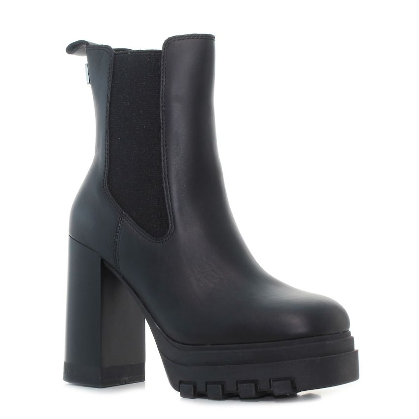 Tommy - Hilfiger High Heel Chelsea EN0EN02306-BDS fekete női csizma bokacsizma