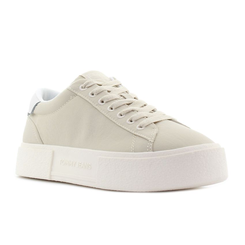 Tommy Hilfiger TJW Flatform bézs női cipő