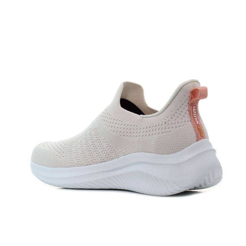 Wink - Flexybila Soft bézs női bebújós cipő