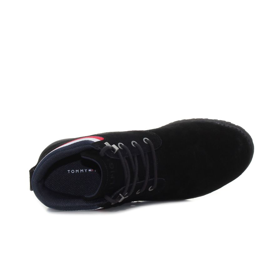 Tommy - Hilfiger Core Hilfiger FM0FM04800-BDS fekete férfi utcai cipő