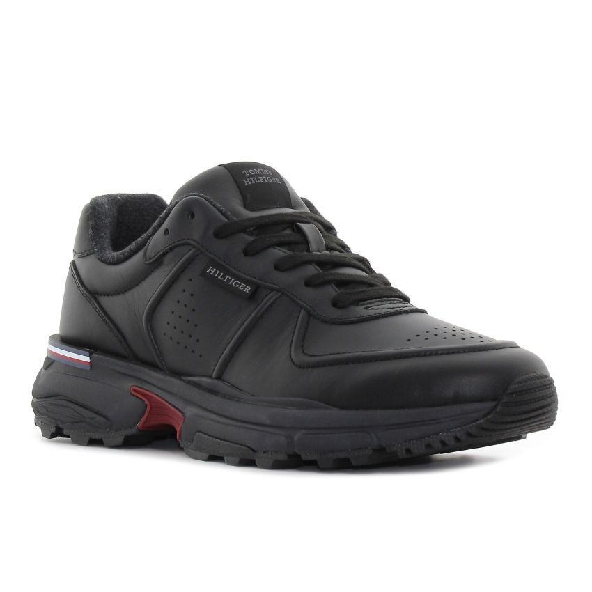Tommy Hilfiger Modern Runner Premium fekete férfi cipő