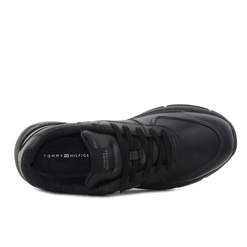 Tommy Hilfiger Modern Runner Premium fekete férfi cipő