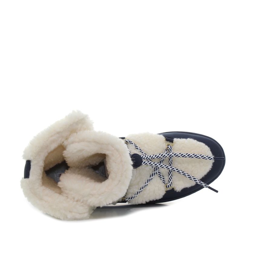 Tommy - Hilfiger Faux Fur Snow Bootie FW0FW06850-DW6 fehér női csizma bakancs