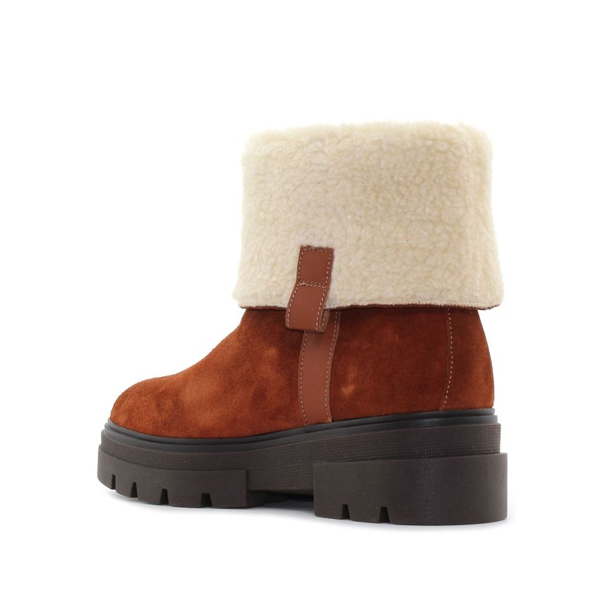 Tommy Hilfiger Faux Fur Suede barna női csizma