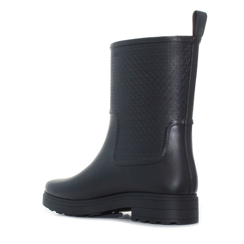 Calvin - Klein Ess Rainboot Nano Mono HW0HW01706-BEH fekete női gumicsizma