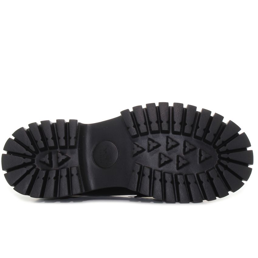 Pepe - Jeans Oxford Log PLS10407-999 fekete női utcai cipő bebújós cipő