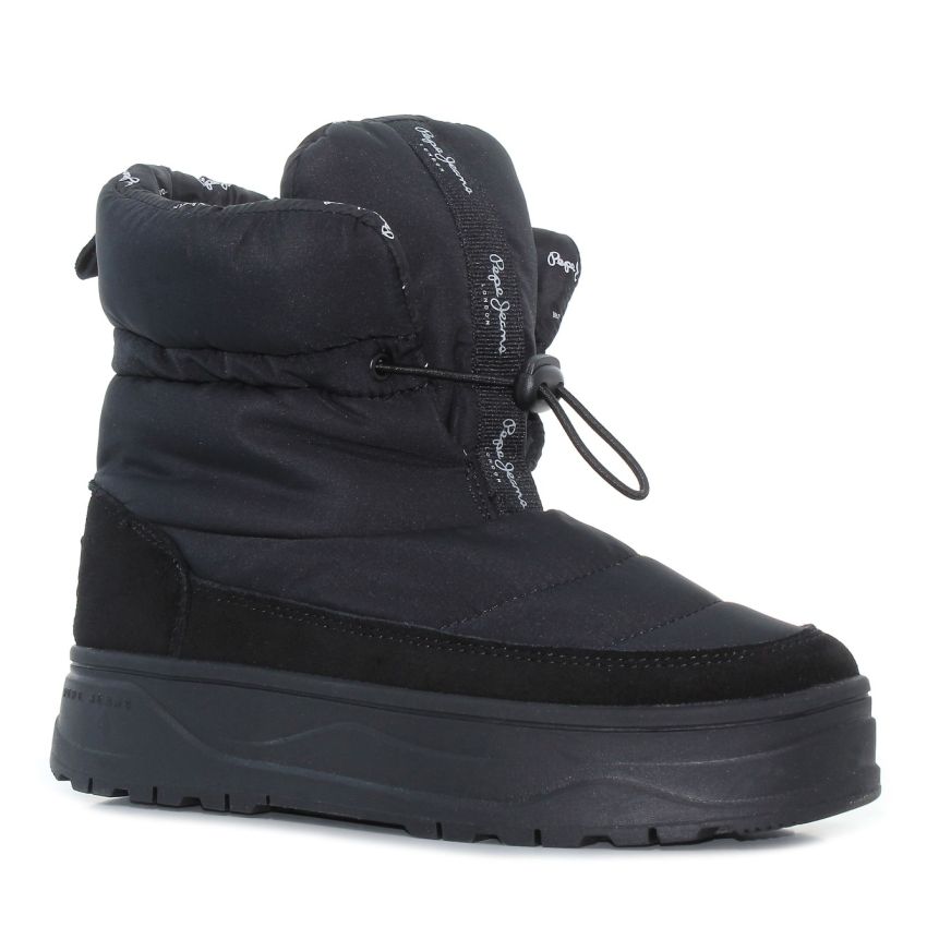 Pepe - Jeans Kore Snow W PLS31503-999 fekete női csizma