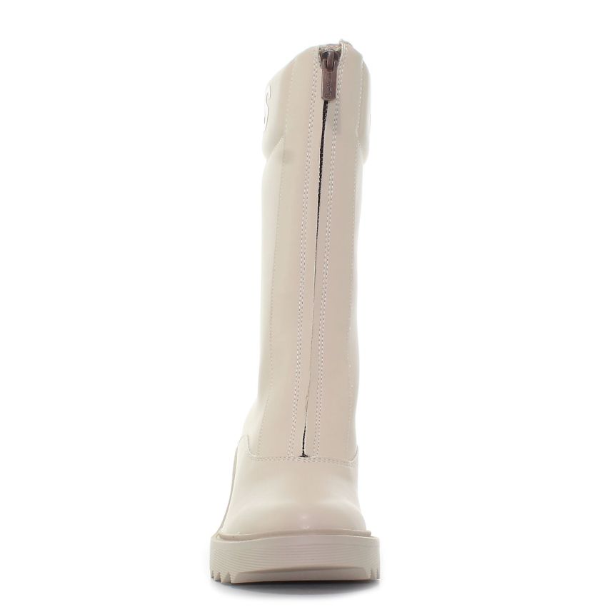 Pepe - Jeans Boss Zip PLS50468-808 bézs női csizma bokacsizma