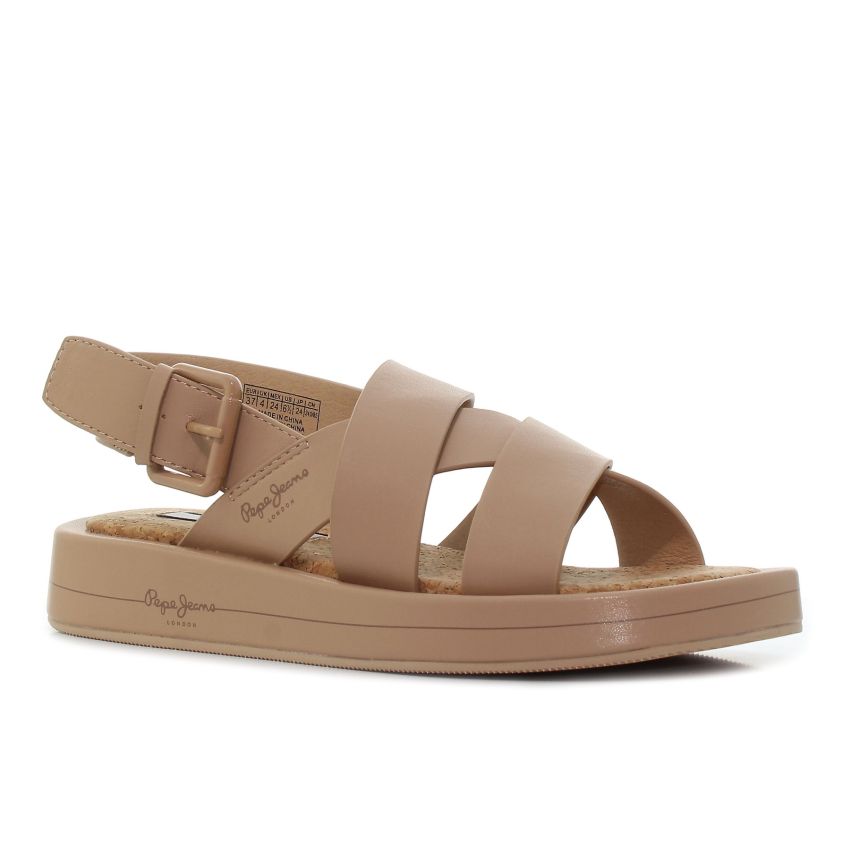 Pepe - Jeans Summer Block PLS90578-848 barna női utcai cipő szandál
