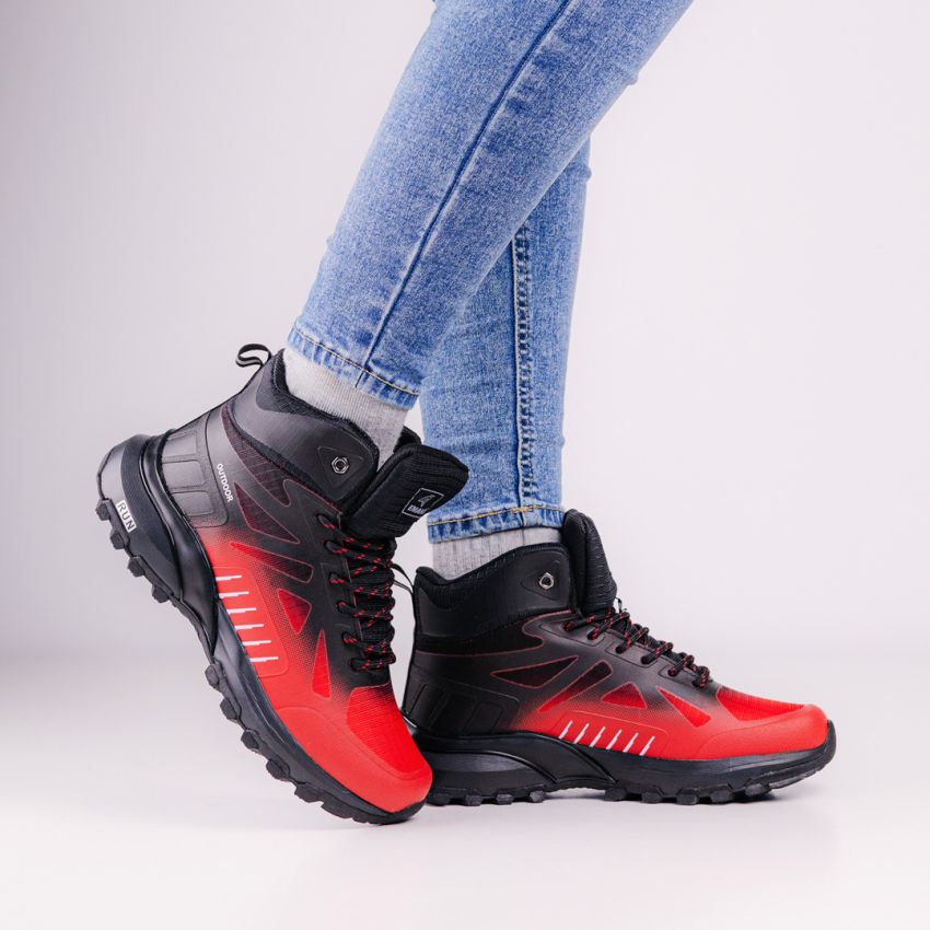 Emaks - Run Outdoor W2193-MW piros női utcai cipő bakancs