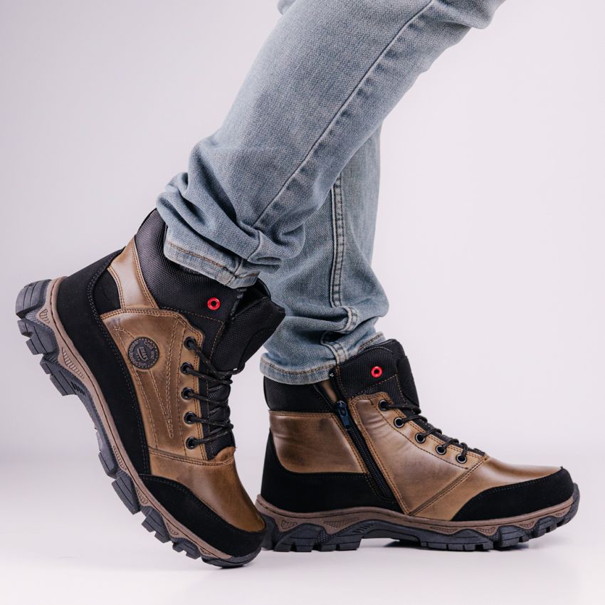 Emaks - Outdoor Protector W8001-D barna férfi bakancs terepcipő