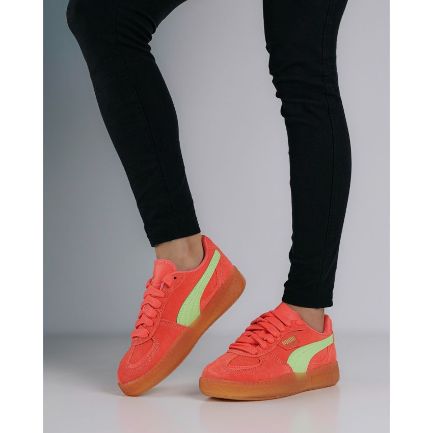 Puma Palermo Moda Xtra Gum korall cipő