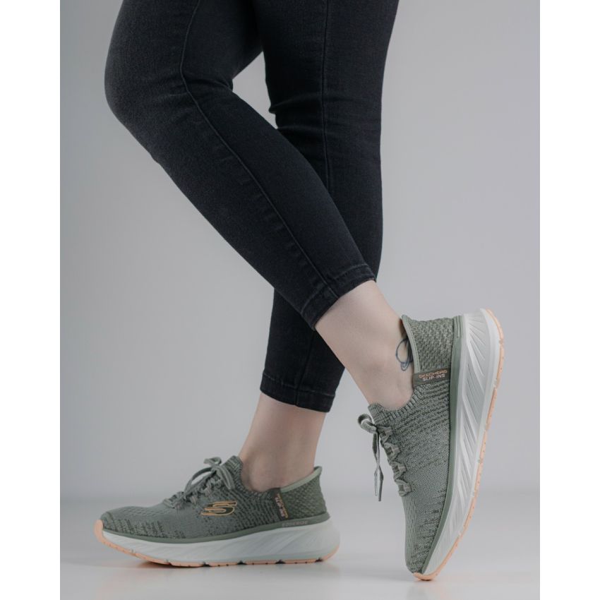 Skechers Slip-Ins - Relaxed Fit Edgeride - Impression keki női bebújós cipő