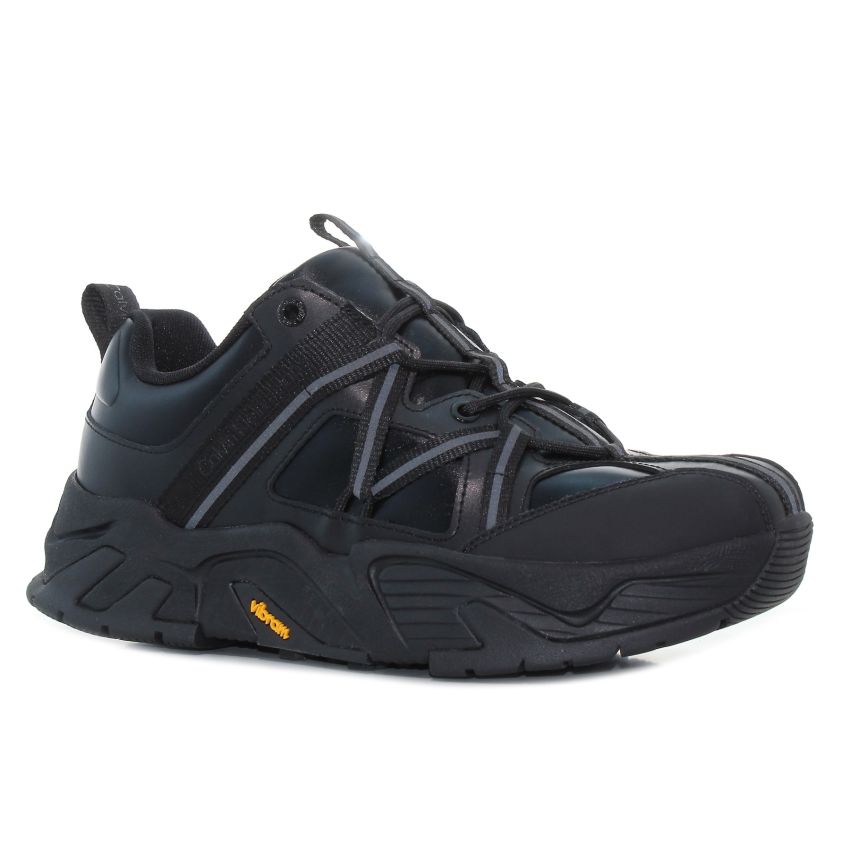 Calvin - Klein Chunky Runner Vibram YM0YM00717-BEH fekete férfi utcai cipő fitnesz cipő