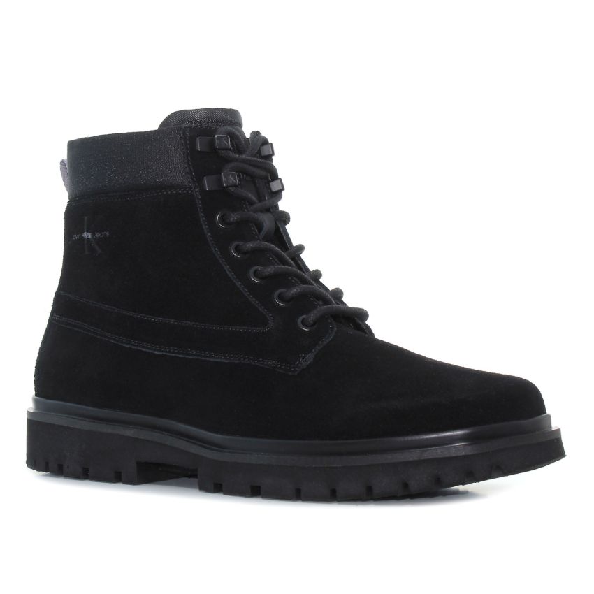 Calvin - Klein Eva Mid Laceup YM0YM00802-00T fekete férfi bakancs terepcipő