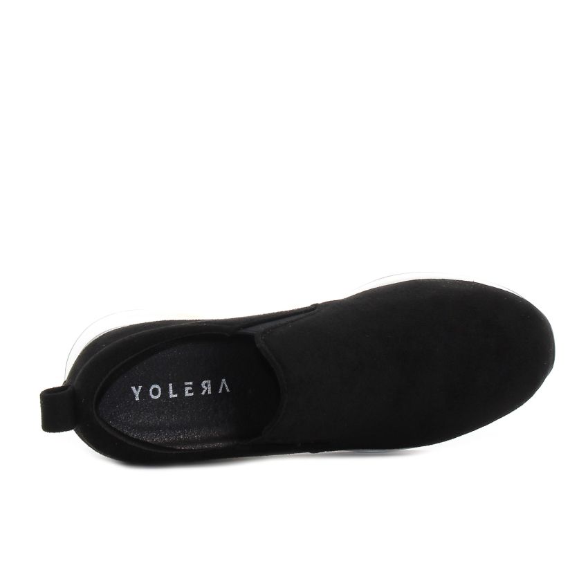 Yolera - Joen fekete női bebújós cipő