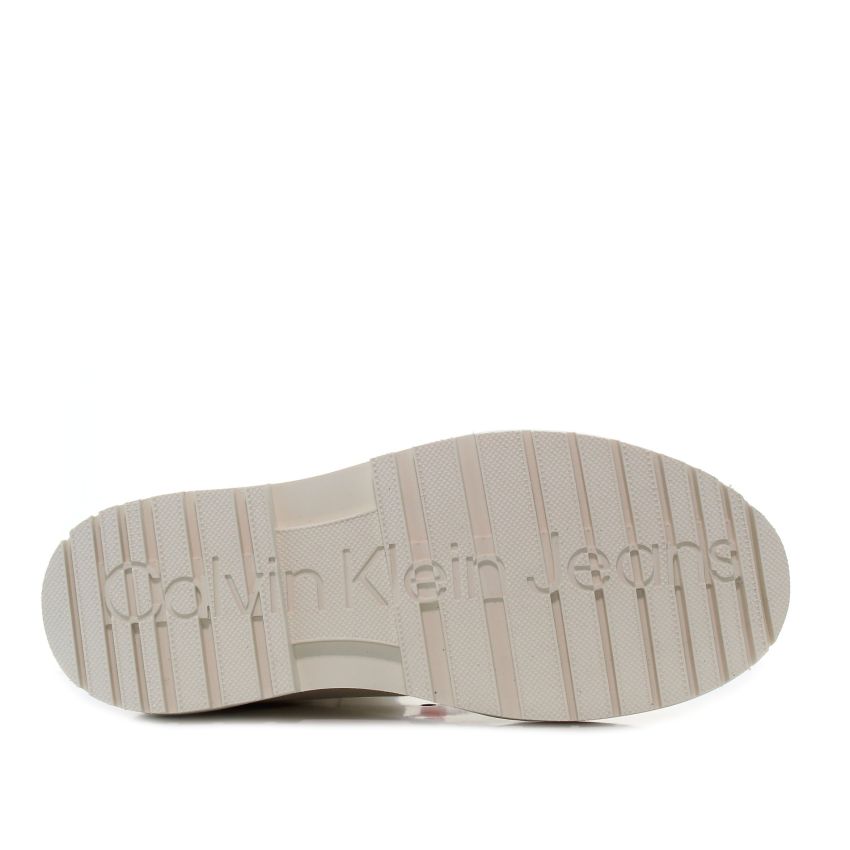 Calvin - Klein Chunky Combat Chelsea Boot YW0YW01065-ACF bézs női csizma bokacsizma