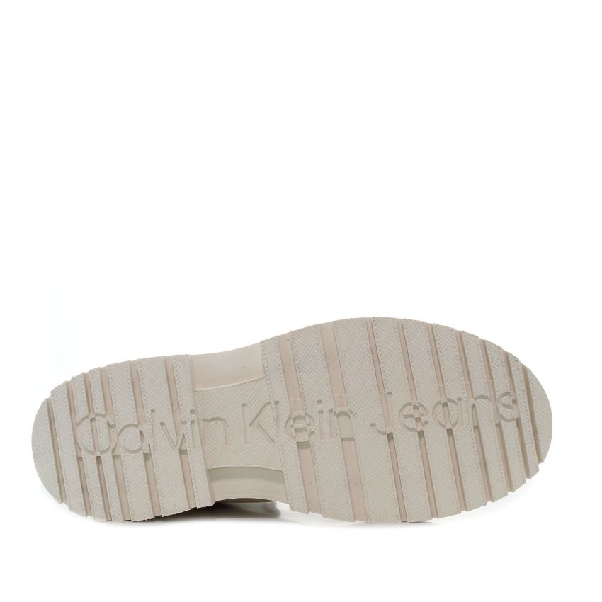 Calvin - Klein Chunky Combat Laceup Boot YW0YW01066-ACF bézs női bakancs terepcipő