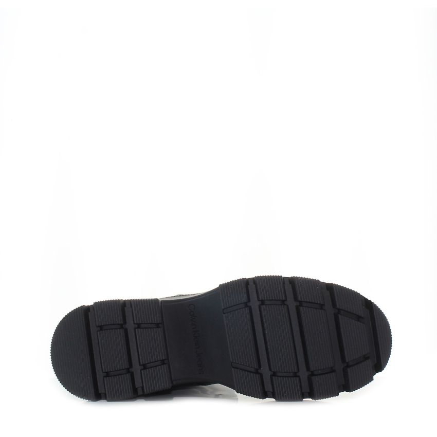 Calvin - Klein Chunky Combat Zip YW0YW01109-0GT fekete női csizma bokacsizma