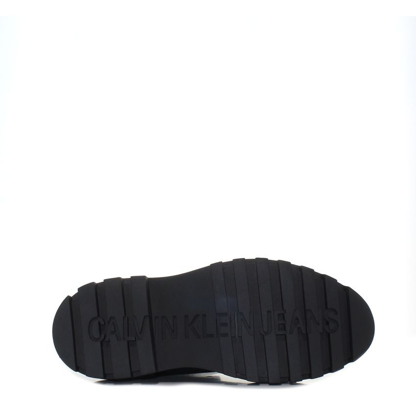 Calvin - Klein Flatform Chelsea YW0YW01111-0GT fekete női csizma bokacsizma