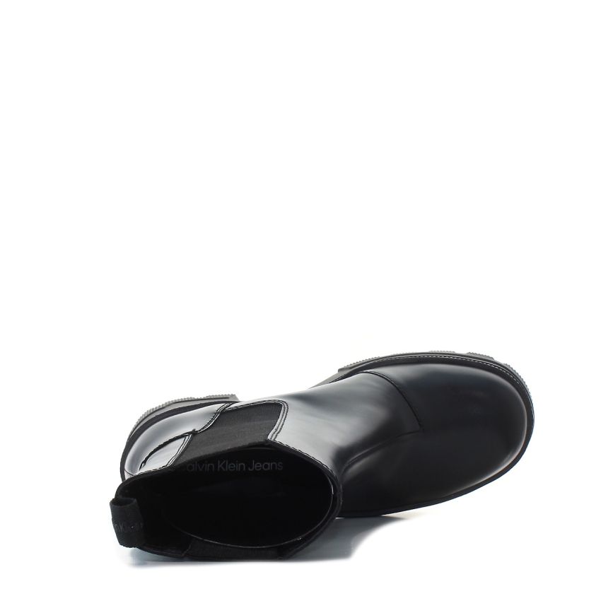 Calvin - Klein Chunky Heeled Chelsea YW0YW01112-0GT fekete női csizma bokacsizma